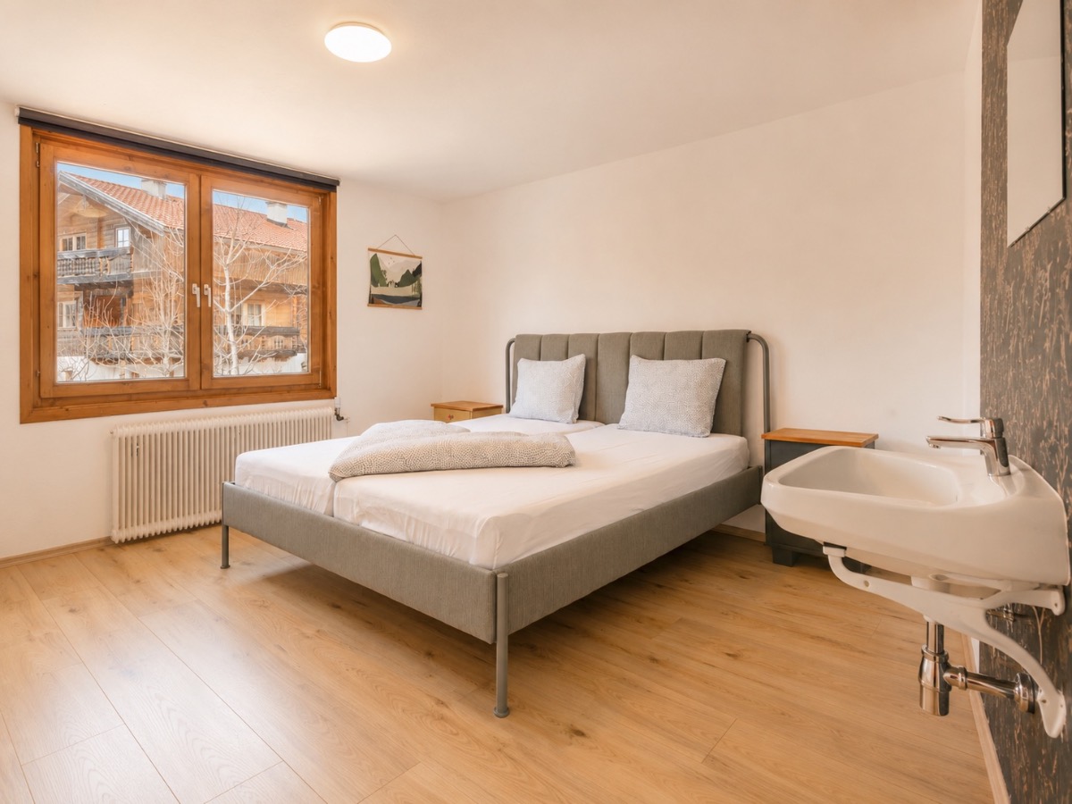 A private double bedroom with a comfortable double bed